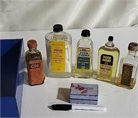 Machine oils,& polish bottles