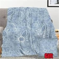 Bohemian Blanket-Pillow Cover  Fluffy Flannel