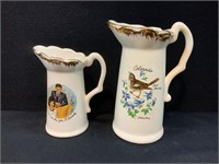 President Kennedy and Colorado Ceramic Pitchers