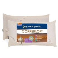 Sertapedic CopperLoft Pillow - King - 2/Pack