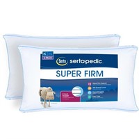 Sertapedic Super Firm Bed Pillow, Set of 2, King
