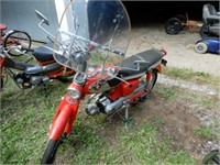 1966 Honda Model "65" Moped - Red