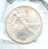 2001 U.S. Silver Eagle ASE - 1 oz Fine Silver in