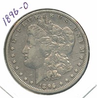 1896-O Morgan Silver Dollar