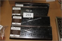 4- baseboard registers