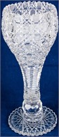 Vintage Brilliant Cut Bavarian Crystal Vase