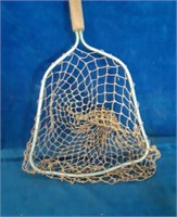 Vintage fish net for fly fishing.