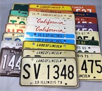 Primarily Illinois license plates