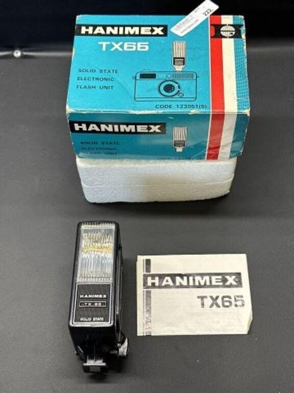 Vtg. Hanimex TX65 Electronic Flash