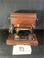 Vintage Singer Hand Cranked Sewing Machine