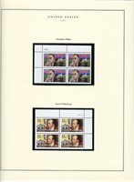1997 US stamp collector sheet featuring Thornton W