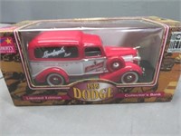 Liberty 1936 Dodge Leinenkugel Diecast Bank