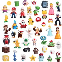 12pcs Mario Bros Luigi action figure toys