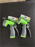 (2) Green 8 Pattern Hose Nozzles