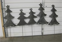 48" To 54" Tall w/ Stakes Metal Christmas Trees