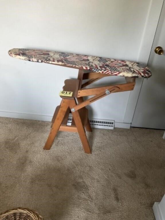 Ironing board step stool combo