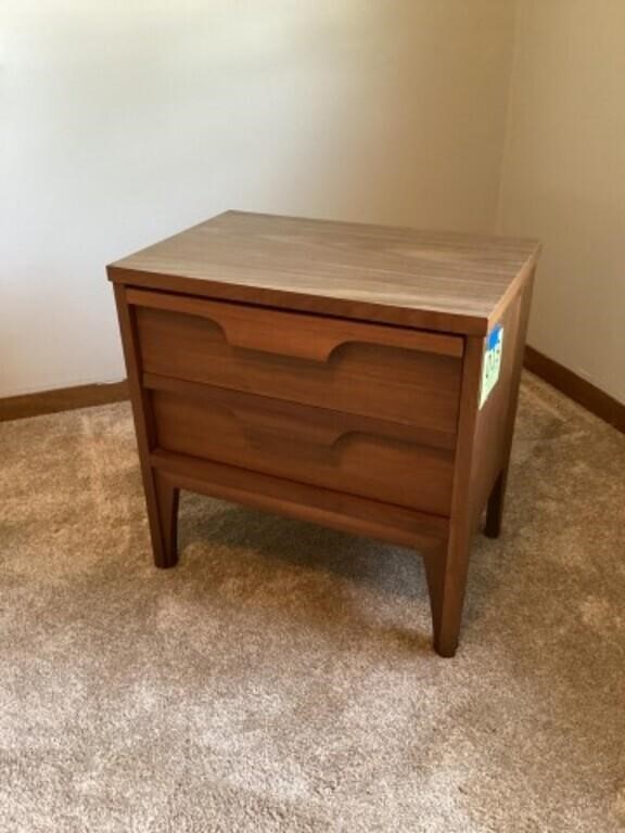 Wooden 2 drawer cabinet