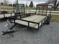 2015 Gator Made 14'x6' S/A Tagalong Trailer