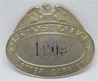 Antique U.S. Postal Carrier's Badge