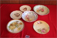 Lot of 6 Misc Plates/Bowls