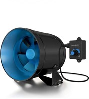 TerraBloom ECMF-150, Quiet 6" Inline Duct Fan