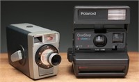 Vtg. Polaroid and Kodak Super 8 Movie camera