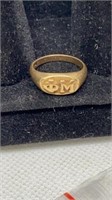 Balfour 10k gold ring Sz 3.25, 3 g