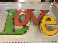 Folk Art Love Sign