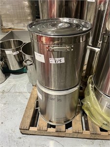 2 S/S 60L Cook Pots