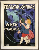 c.1915 Magyar Szinhaz Poster, Josef Bato