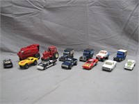 Assorted Vintage Die Cast Metal Toy Cars