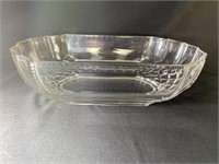 Heisey  Crystal Glass fruit boat
