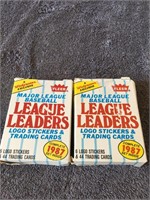 1987 Fleer League Leaders Baseball Cards
