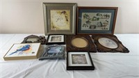 Picture frames, pictures, embroidered picture