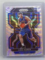 Luke Garza 2020 Prizm Silver Shimmer Rookie