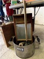 Antique The Fraser Wash board, clothes washer, and