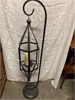 45” decorative candle holder with stand