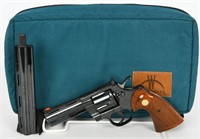 Colt Python Revolver with Two Barrels .357 Magnum