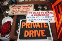 PRIVATE DRIVE - NOVELTY TAGS