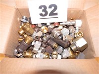 MISC. BOX FITTINGS, SOME BRASS