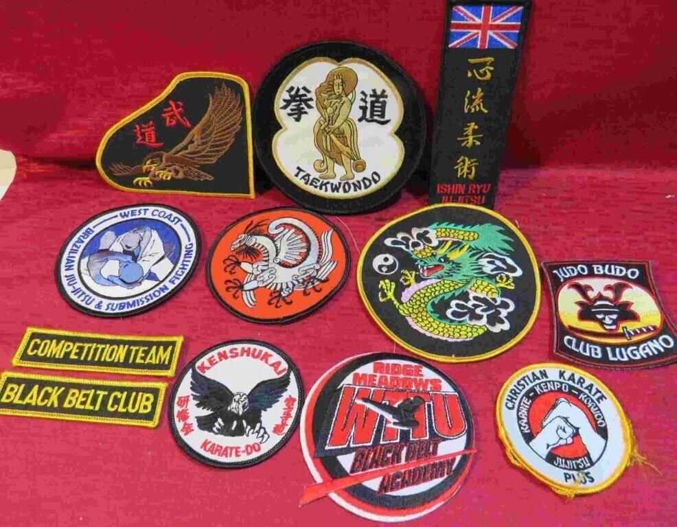 Martial Arts Lot 12 Karate Patches Dojos MORE!