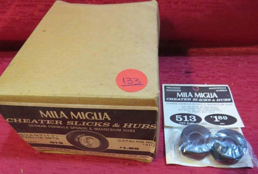 Mila Miglia Box 12 Slot Car 1:24 Slick Tires NOS