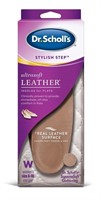 Dr. Scholl's Stylish Step Leather Insoles for Flat