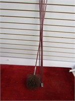 Chimney sweep broom.
