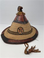 Authentic Togo West African Tribal Hat