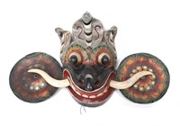 Fantastic Vintage Indonesian Dance Mask, Cobra Cro