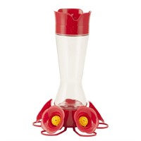 Pinch Waist Glass Hummingbird Feeder - 16 oz.