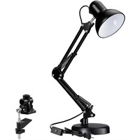 24 in. Black Wright LED Lamp  Weighted Base