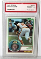 1983 Tony Gwynn Graded 8 Baseball Card