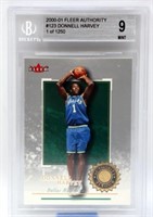 Donnell Harvey Rookie Card Graded 9